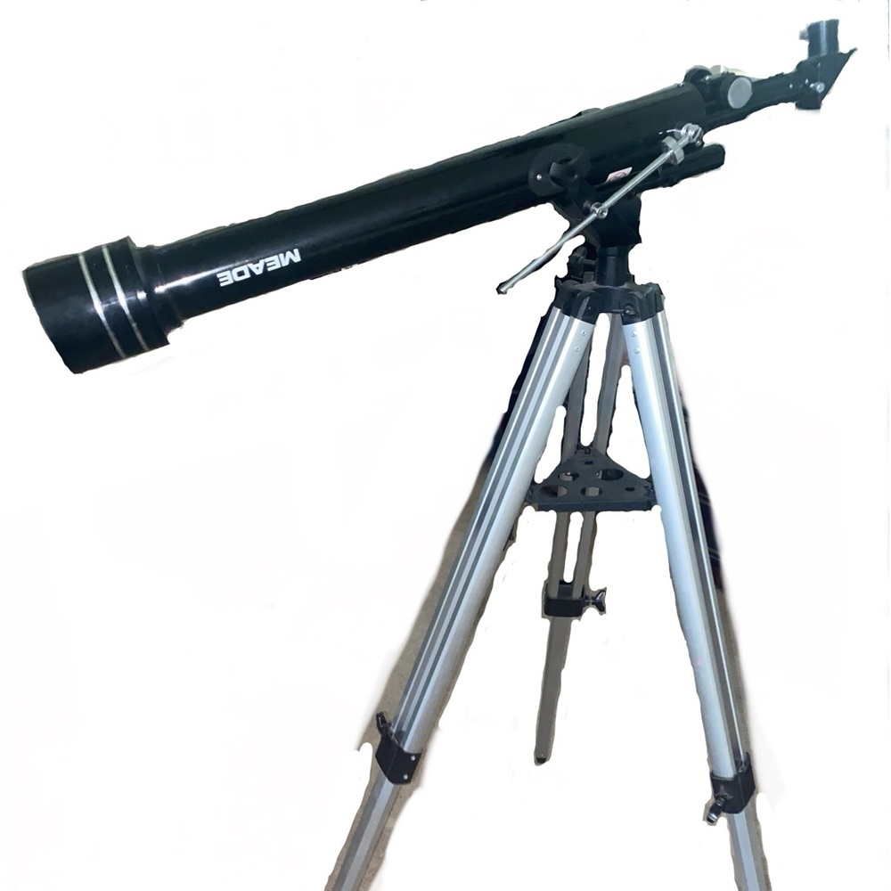 Meade refractor telescope
